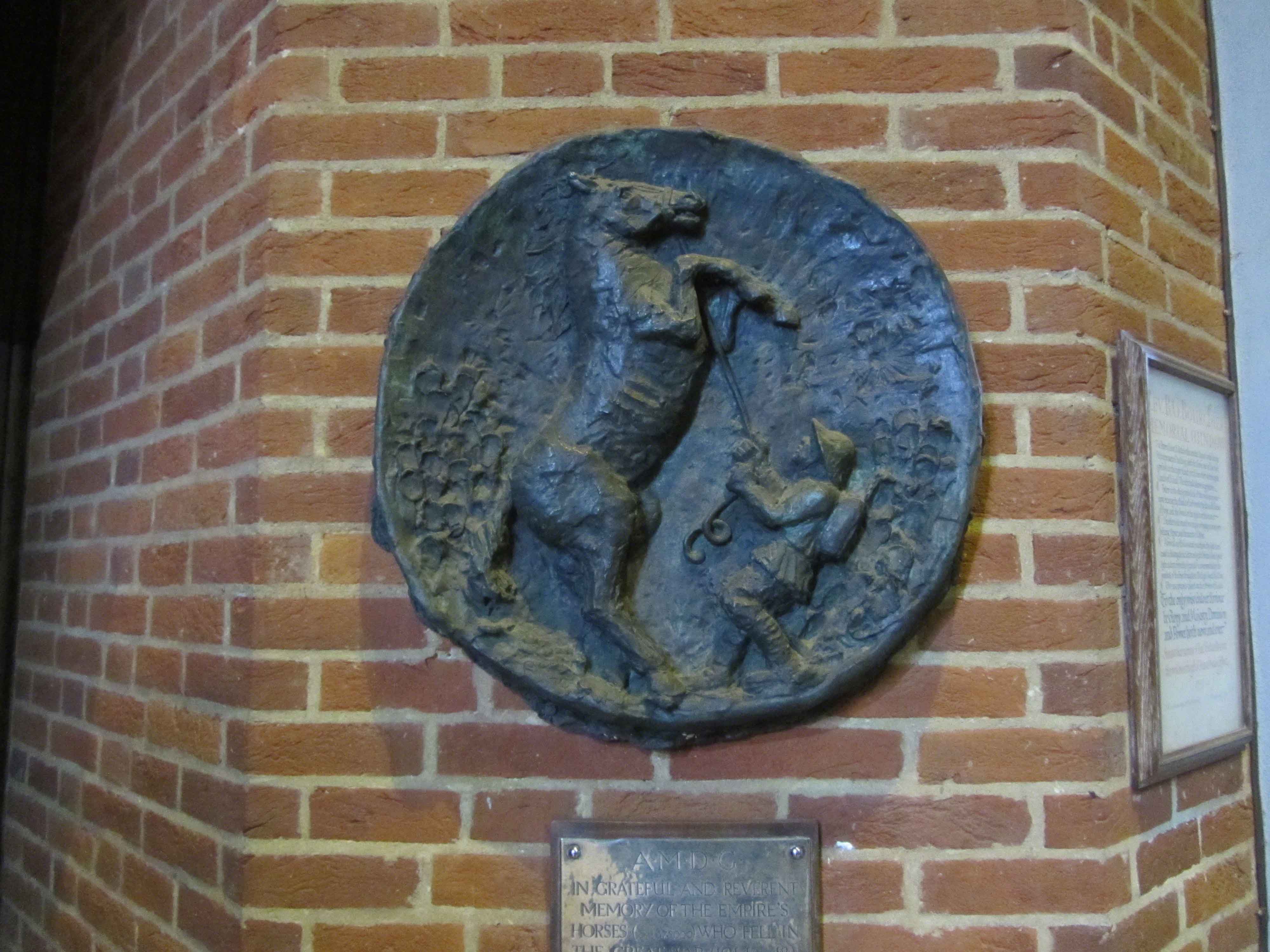 Empire Horses (in Church of St Jude-on-the-Hill, Hampstead Garden Suburb)